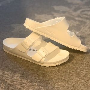 Birkenstocks EVA white sandals. Size 40. Like new.